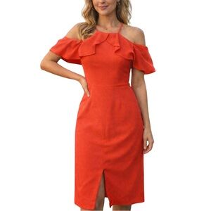 Maggy‎ London Coral Dress | Size 0 | Like New